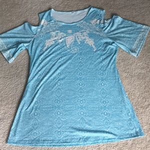 Bare shoulder summer Tunic